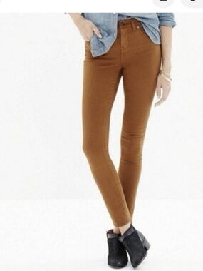 Madewell High-Rise Skinny Pants Khaki Brown